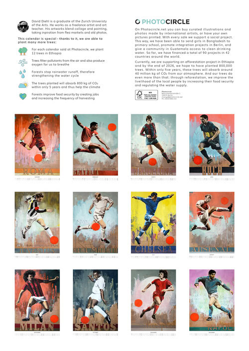 2026 One Love Football Calendar