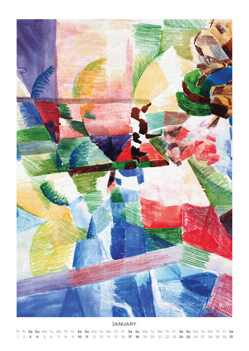 2026 August Macke Calendar