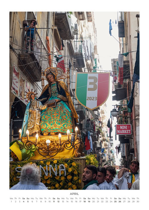 2026 Naples Calendar – Napoli by Ciro Pipoli