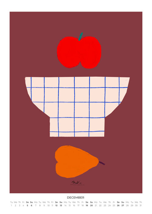 2026 Artistic Days Calendar