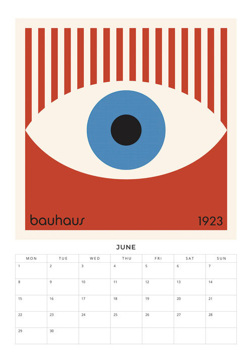 Bauhaus Design Planer 2026