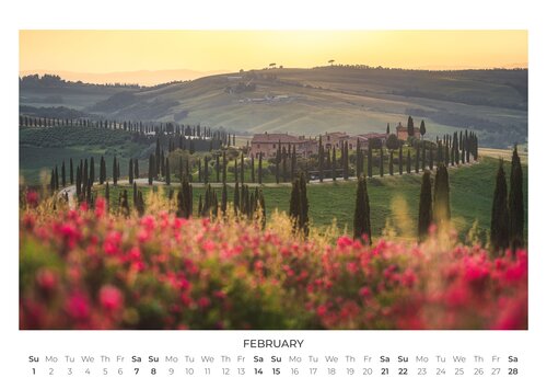 2026 Tuscany Calendar