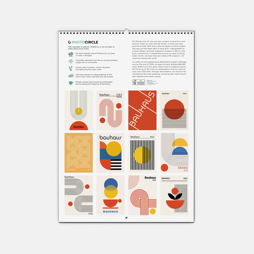 Bauhaus Essentials Klappkalender 2026