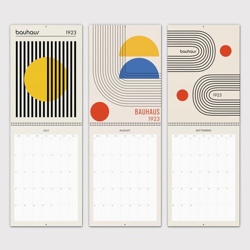 Bauhaus Essentials Klappkalender 2026