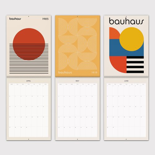 Bauhaus Essentials Klappkalender 2026