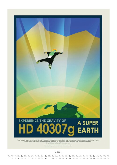 2026 NASA Visions of the Future Calendar