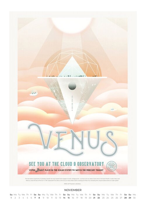 2026 NASA Visions of the Future Calendar