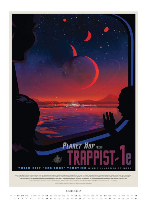 2026 NASA Visions of the Future Calendar