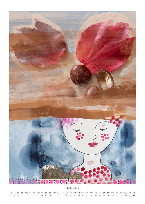 Flow Your Life Kunst Kalender 2026