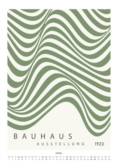 In the Spirit of Bauhaus Kalender 2026
