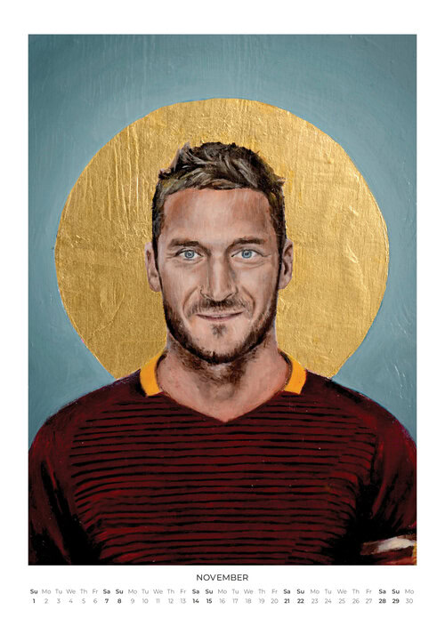 Fußballlegenden Wandkalender 2026 - Portraits von David Diehl