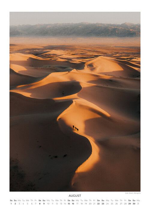 2026 Landscapes from Above Calendar by Lennart Pagel
