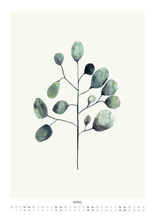 2026 Botanical Bloom Calendar