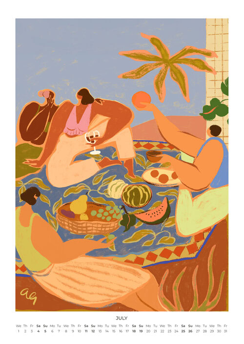 Dancing through the Year 2026 Kalender von Arty Guava