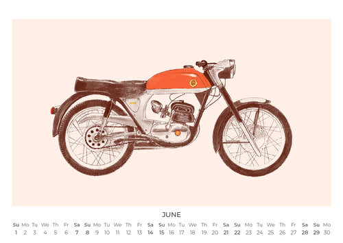 Iconic Vehicles Wandkalender 2025