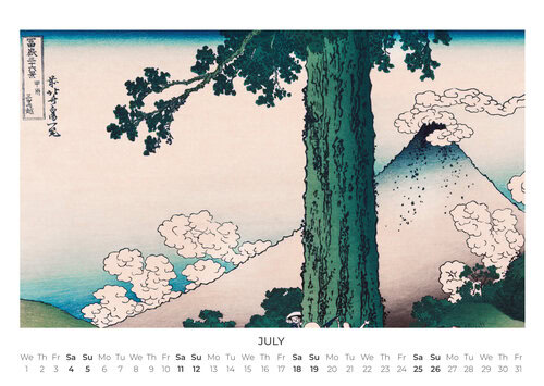 2026 Japanese Art Calendar