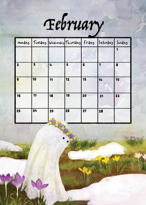 Walter & the Nature Ghosts Kalender 2026 by Katherine Blower