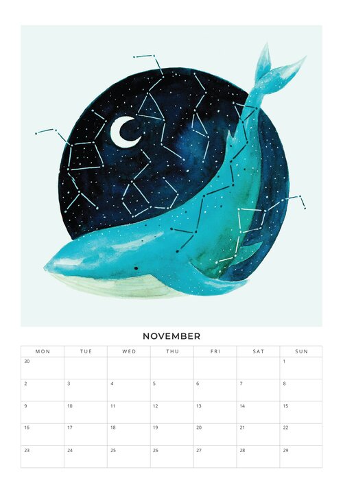 2026 Happy Fantasy Worlds Calendar