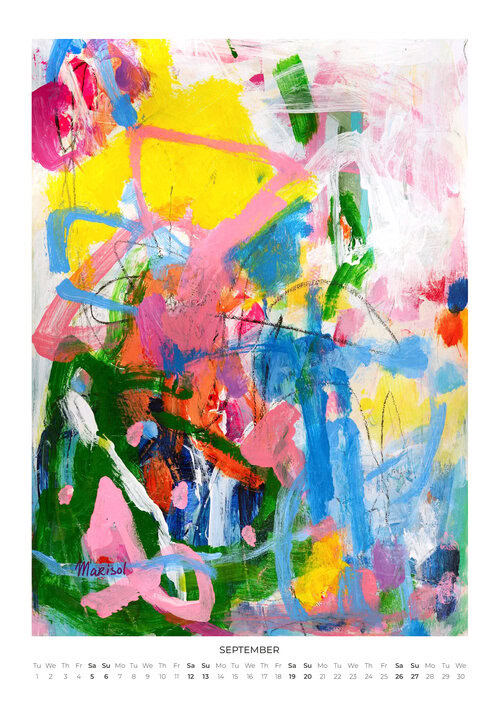 2026 Abstract Worlds Art Calendar
