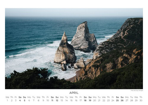 Schönes Europa Landschaftskalender 2026 von Johannes Hulsch