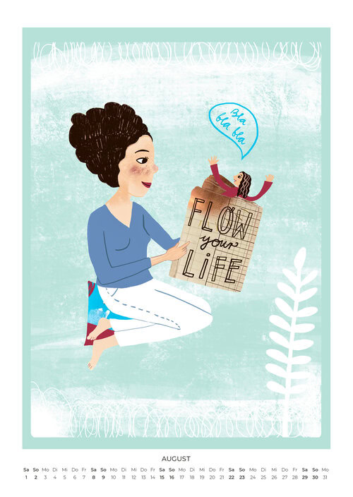 Flow Your Life Kunst Kalender 2026