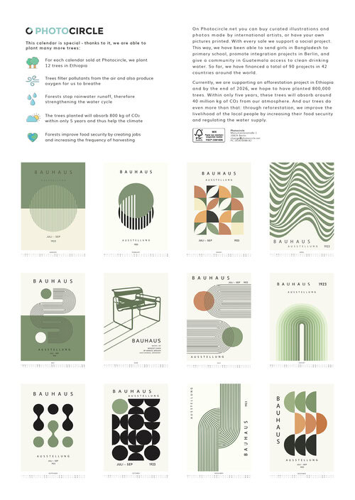 In the Spirit of Bauhaus Kalender 2026
