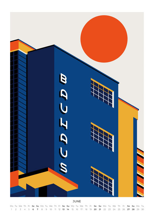 Bo Lundbergs Bauhaus Tribute Kalender 2026
