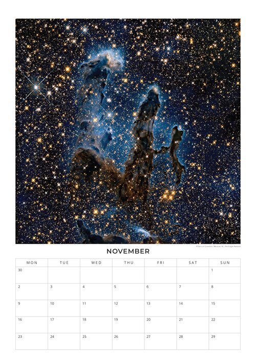 2026 NASA calendar – Space Horizons