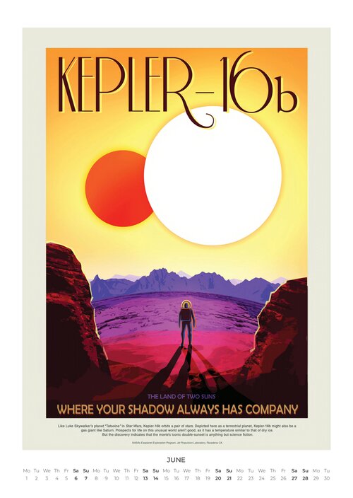 2026 NASA Visions of the Future Calendar