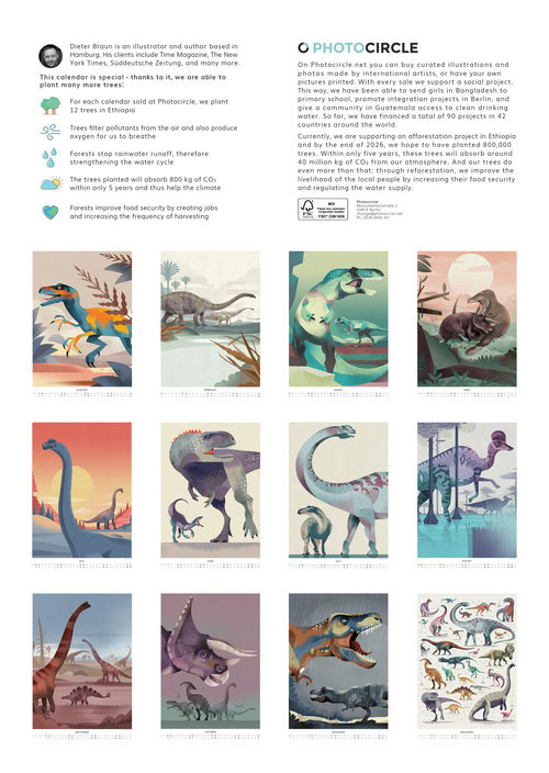 Dinosaurier Kalender 2026