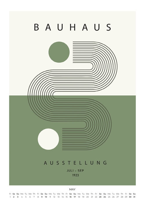In the Spirit of Bauhaus Kalender 2026