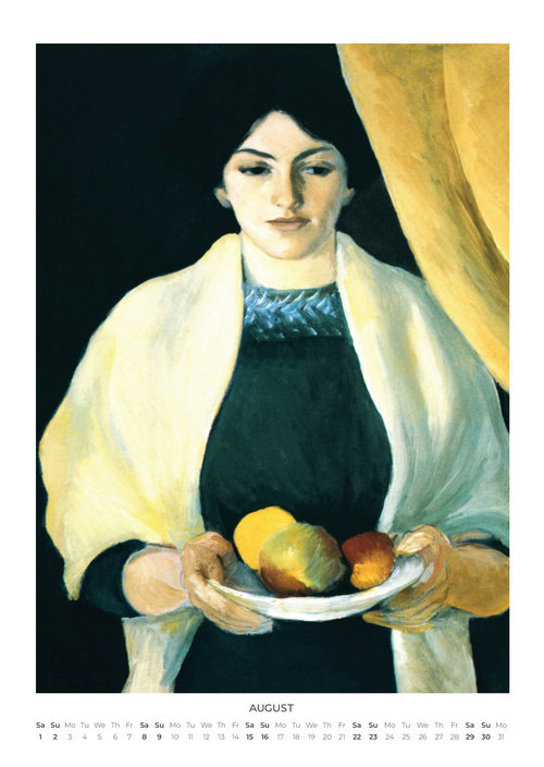 2026 August Macke Calendar