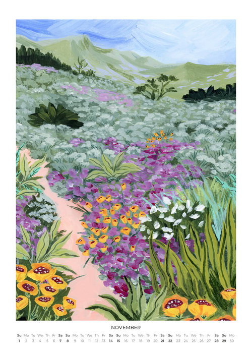2026 Vibrant Landscapes Design Calendar