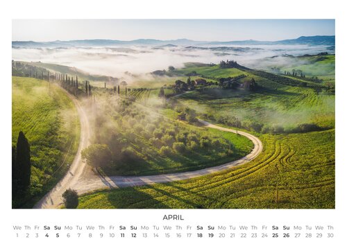 2026 Tuscany Calendar