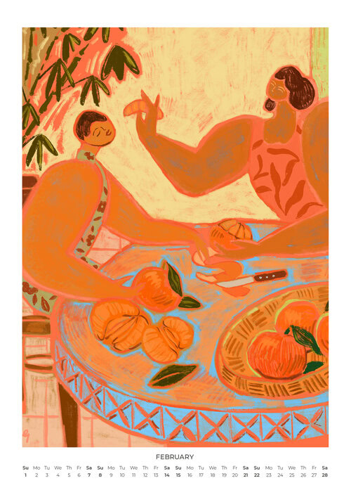 Dancing through the Year 2026 Kalender von Arty Guava