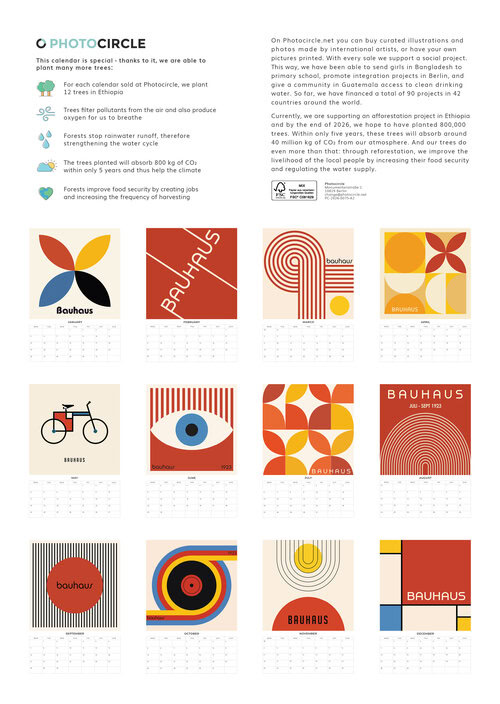 Bauhaus Design Planer 2026