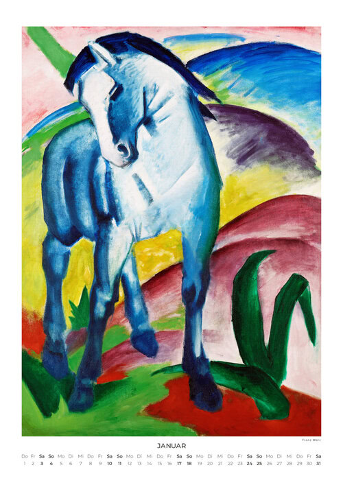 2026 Blaue Reiter Art Calendar
