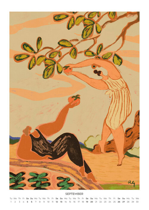 Dancing through the Year 2026 Kalender von Arty Guava