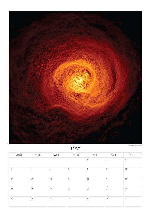 2026 NASA - Galactic Views Calendar