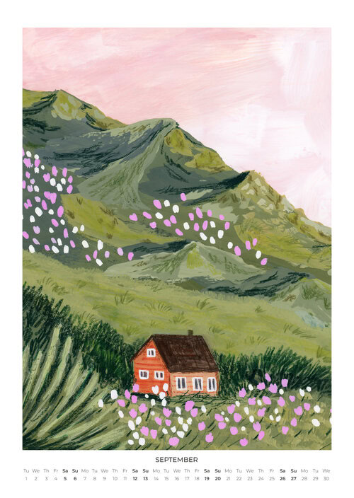 2026 Vibrant Landscapes Design Calendar