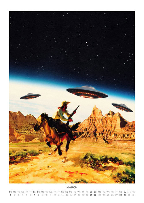 2026 Beyond the Milky Way Calendar by Taudalpoi