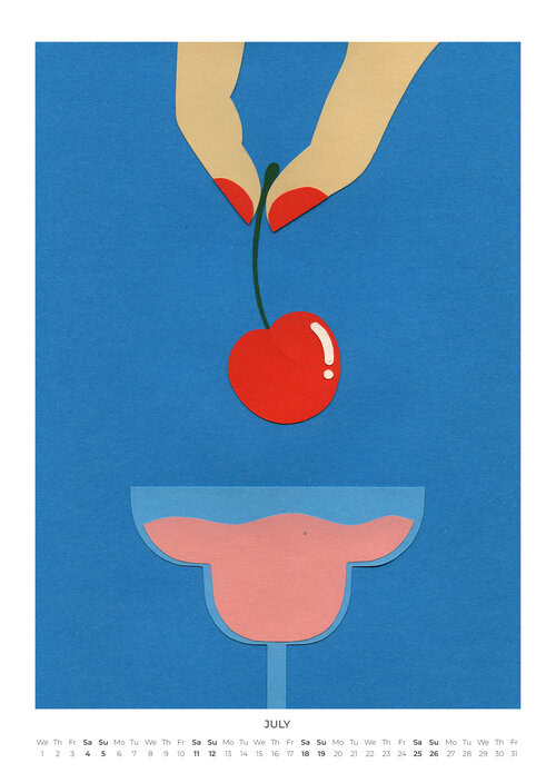 Cut Out Kitchen Küchenkalender 2026