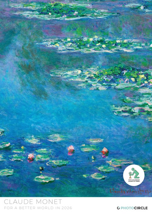 Claude Monet Art Calendar 2026