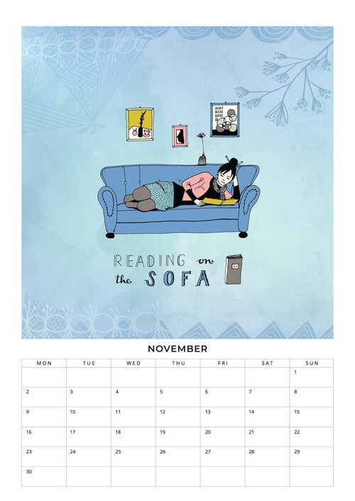 2026 Be you own kind of beautiful calendar by Constanze Guhr