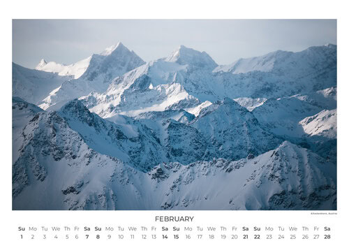 Schönes Europa Landschaftskalender 2026 von Johannes Hulsch