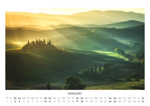 2026 Tuscany Calendar