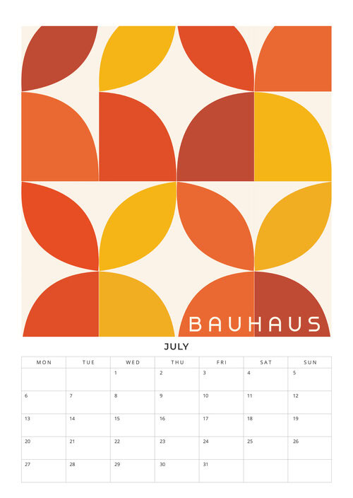 Bauhaus Design Planer 2026