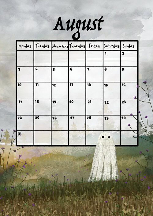 Walter & the Nature Ghosts Kalender 2026 by Katherine Blower
