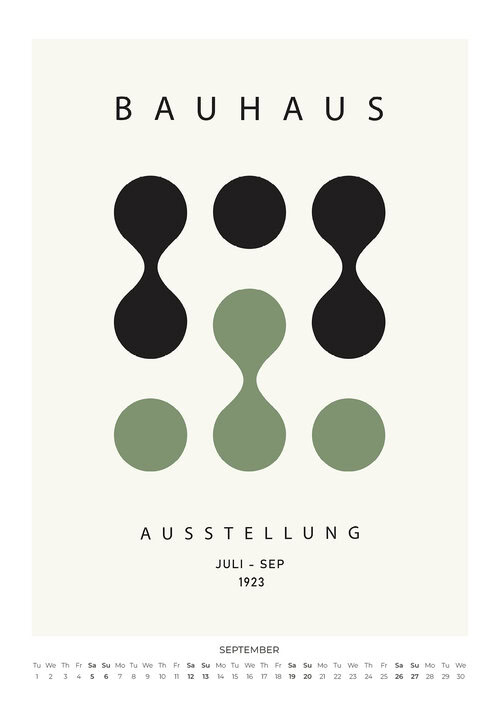 In the Spirit of Bauhaus Kalender 2026