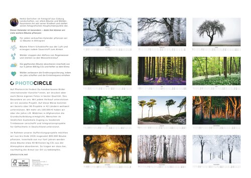 2026 Forest and Trees Calendar